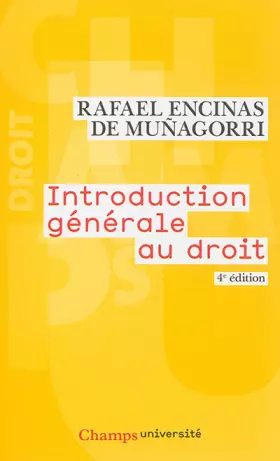 Couverture du produit · Introduction générale au droit