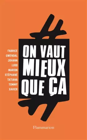 Couverture du produit · #On vaut mieux que ça