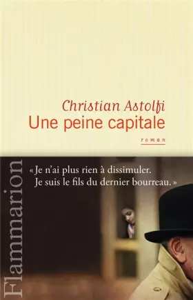Couverture du produit · Une peine capitale