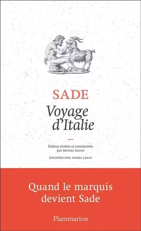 Couverture du produit · Voyage d'Italie