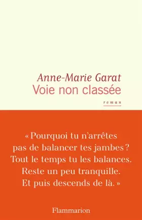 Couverture du produit · Voie non classée