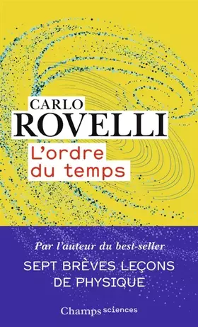 Couverture du produit · L'Ordre du temps