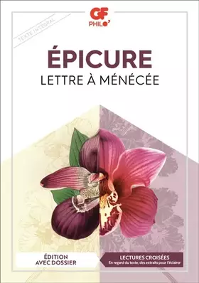 Couverture du produit · Lettre à Ménécée