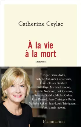 Couverture du produit · A la vie à la mort