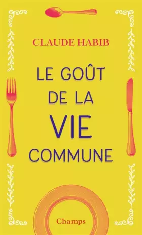 Couverture du produit · Le goût de la vie commune