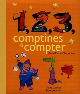 Couverture du produit · 1, 2, 3 comptines à compter