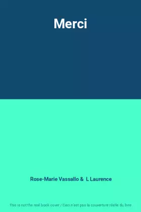 Couverture du produit · Merci