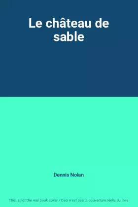 Couverture du produit · Le château de sable