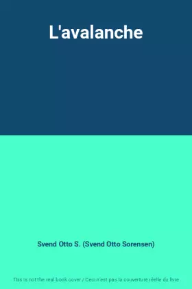 Couverture du produit · L'avalanche