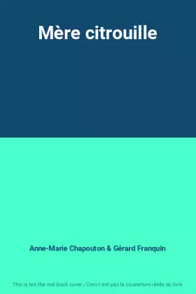 Couverture du produit · Mère citrouille