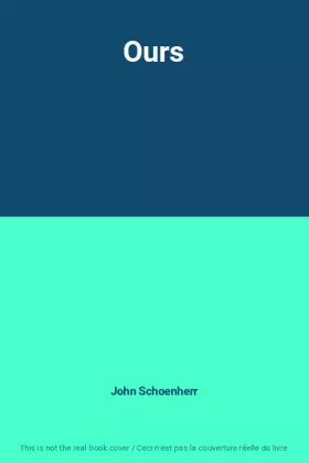 Couverture du produit · Ours