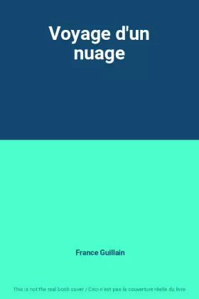 Couverture du produit · Voyage d'un nuage