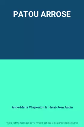 Couverture du produit · PATOU ARROSE