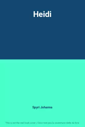 Couverture du produit · Heidi