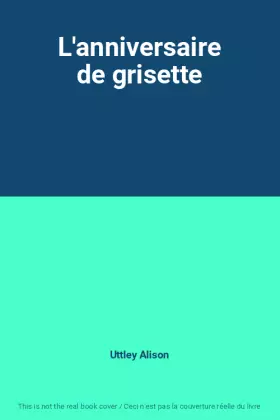 Couverture du produit · L'anniversaire de grisette