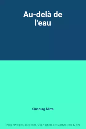 Couverture du produit · Au-delà de l'eau