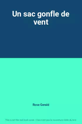 Couverture du produit · Un sac gonfle de vent