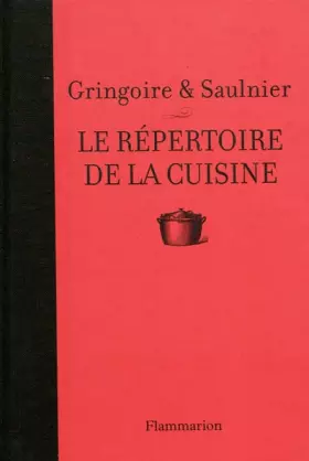 Couverture du produit · Le répertoire de la cuisine