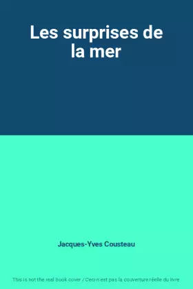Couverture du produit · Les surprises de la mer