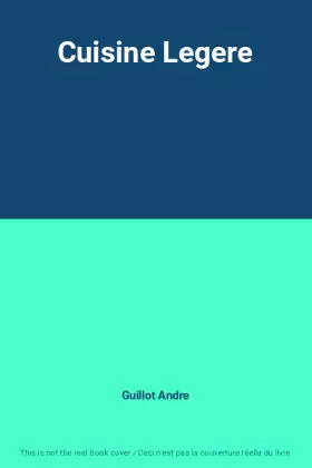 Couverture du produit · Cuisine Legere