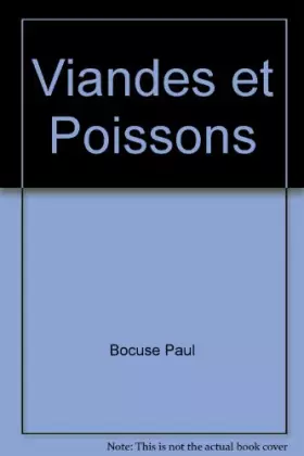 Couverture du produit · Viandes et Poissons