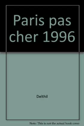 Couverture du produit · Paris pas cher, 1996