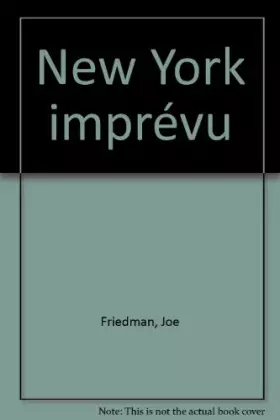 Couverture du produit · New York imprévu