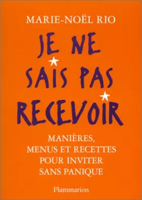 Couverture du produit · Je ne sais pas recevoir