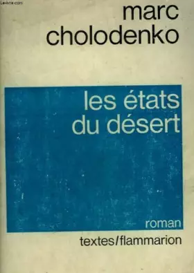 Couverture du produit · Etats du désert