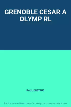 Couverture du produit · GRENOBLE CESAR A OLYMP RL