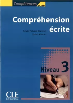 Couverture du produit · Compréhension écrite Niveau 3 B1/B1+