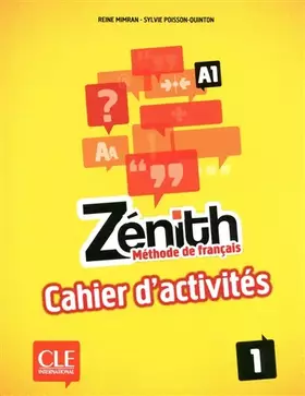 Couverture du produit · Méthode Zénith Niveau 1 exercices