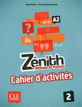 Couverture du produit · Zénith 2 - Niveau A2 - Cahier d'activités