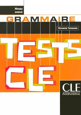 Couverture du produit · Tests de grammaire : Niveau avancé