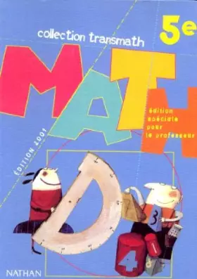Couverture du produit · Math 5e édition speciale prof