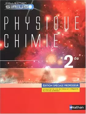 Couverture du produit · Physique-Chimie 2e : Edition spéciale professeur