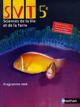 Couverture du produit · Sciences de la Vie et de la Terre 5e : Programme 2006