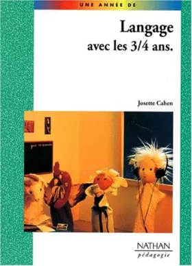 Couverture du produit · Langage avec les 3-4 ans