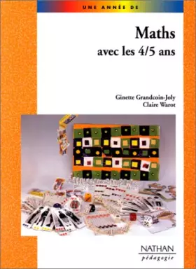 Couverture du produit · Maths avec les 4-5 ans