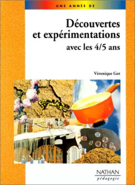 Couverture du produit · Découvertes et expérimentations avec les 4-5 ans