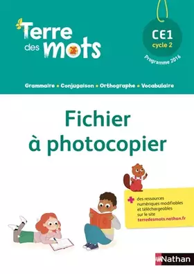 Couverture du produit · Terre des mots CE1