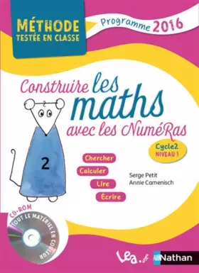 Couverture du produit · Construire les maths avec les NuméRas