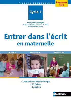 Couverture du produit · Entrer dans l'écrit en maternelle