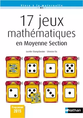 Couverture du produit · 17 Jeux mathématiques en moyenne section: Cycle 1