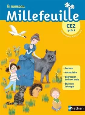 Couverture du produit · Nouveau Millefeuille CE2 - Manuel de l'élève: Programmes modifiés 2018