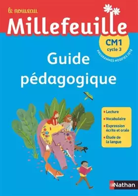 Couverture du produit · Nouveau Millefeuille CM1: Programmes modifiés 2018