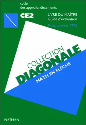 Couverture du produit · Diagonale, CE2. Guide du maître, édition 1995-1996