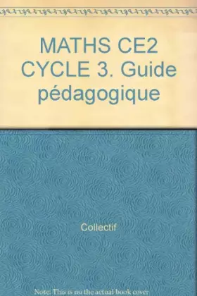 Couverture du produit · Maths spirale, CE2. Livre du maître