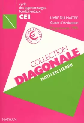 Couverture du produit · Diagonale, CE1, maître