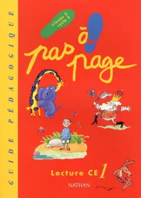 Couverture du produit · Pas à page, CE1, maître